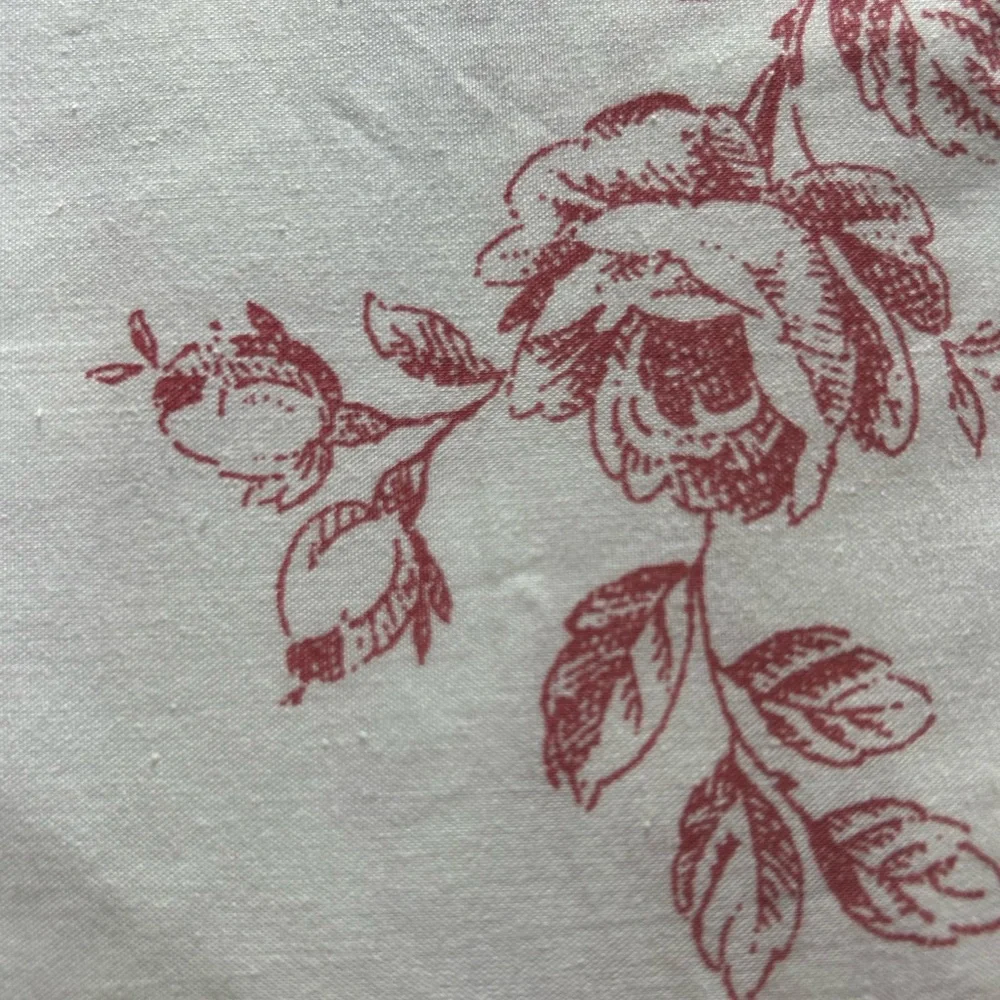Cabbages & Roses Floral Toile-Berry 3 Piece King Duvet Set. Brand New!